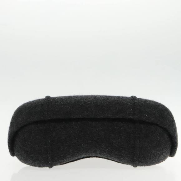 CHANEL Hip bag Hand Bag Wool Gray CC Auth bs18826 - Picture 7 of 16